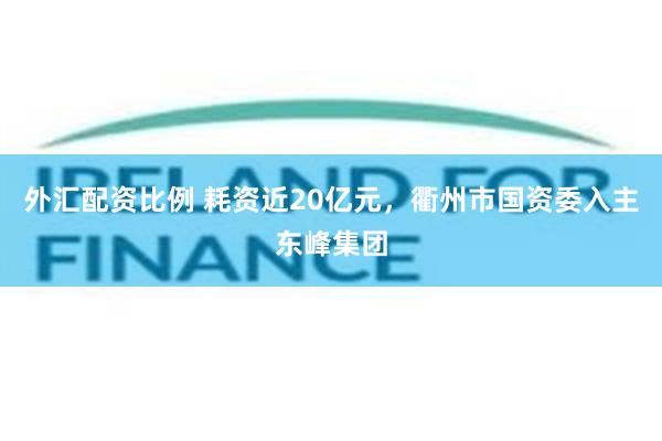 外汇配资比例 耗资近20亿元，衢州市国资委入主东峰集团